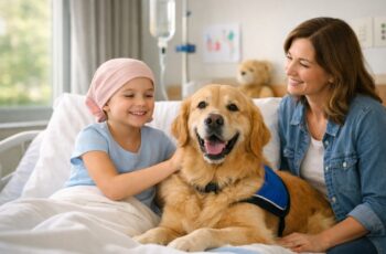 Cancer Therapy Dogs Bring Children Joy During Chemotherapy