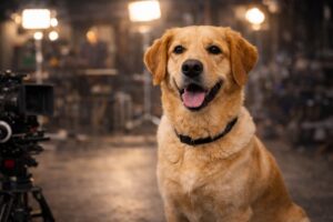 Marley look-alike on a movie set.