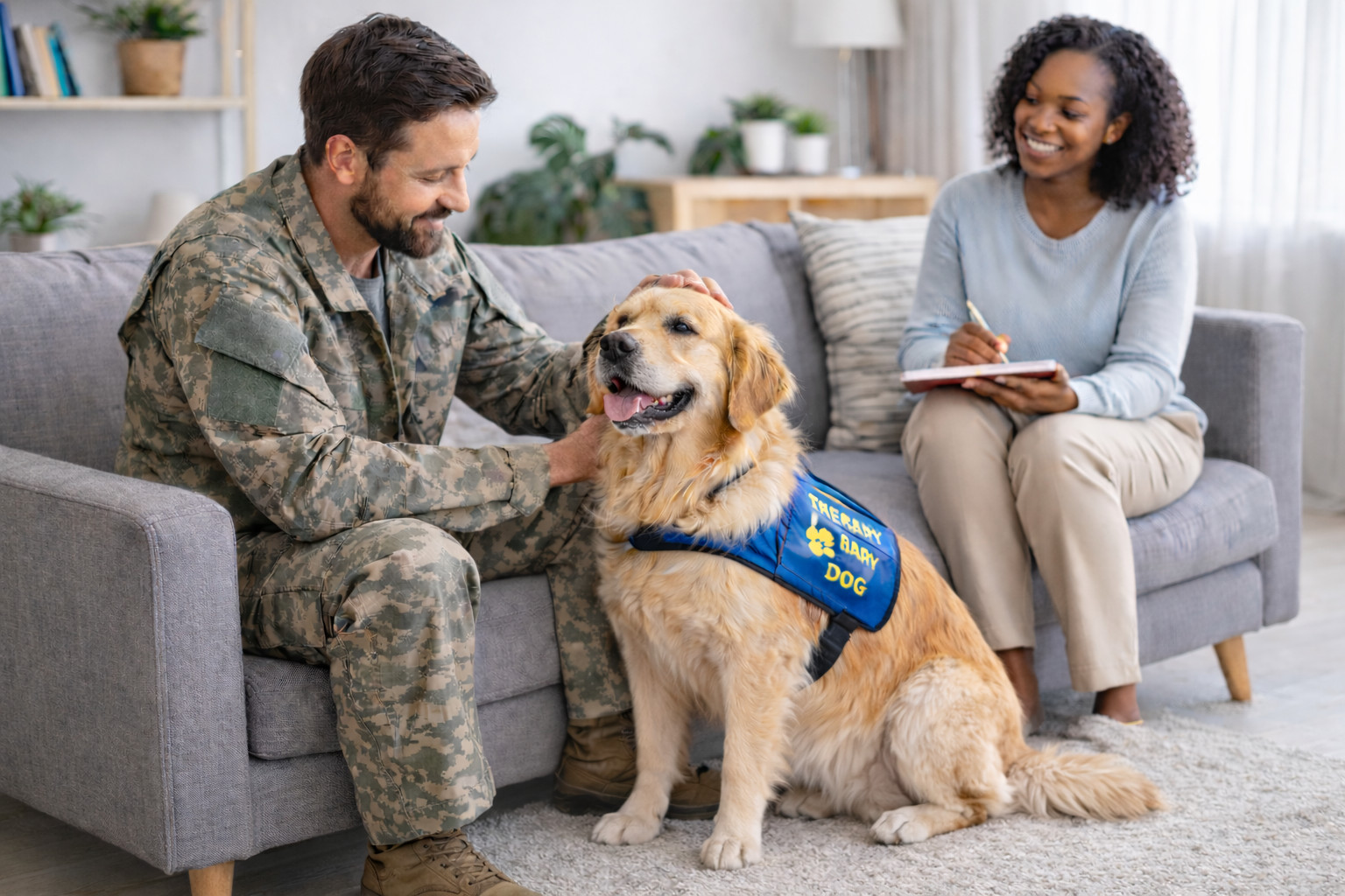 Therapy Dogs for PTSD: How They Help Anxiety and Depression