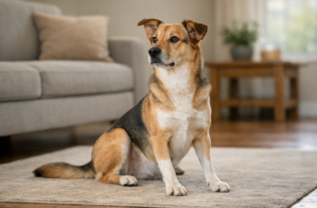 [primary keyword] calm dog demonstrating balanced behavior in a home environment